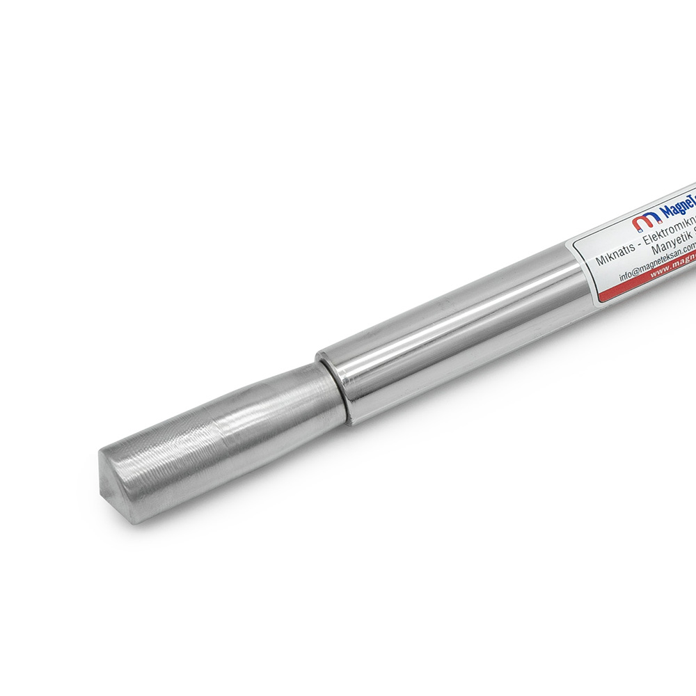 çubuk mıknatıs, paslanmaz saplı