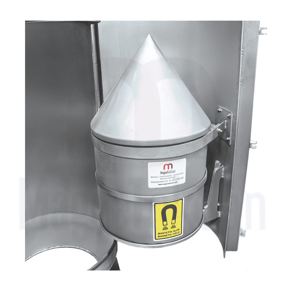 DN350 ferrit füze mıknatıs çekirdeği 350x570 mm manyetik separator