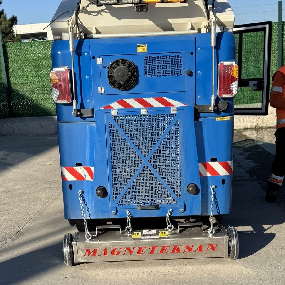 endüstriyel manyetik süpürge otomotiv fabrikası metal toplama ekipmanı