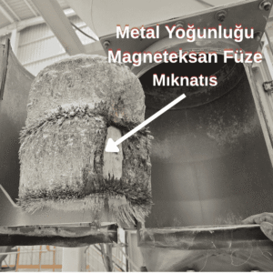 Toz, çimento ve Alçı sektöründe örnek mıknatıs kullanımı