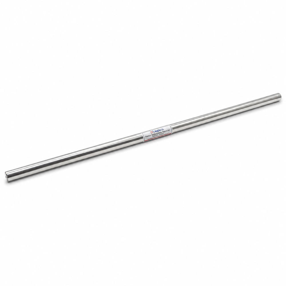 Çay Harmanlama Hattı Çubuk Mıknatıs – Ø25×1000 mm Çift M8