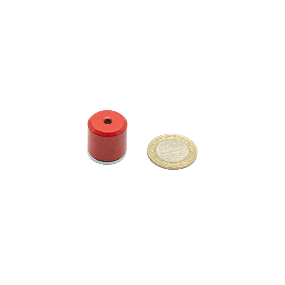 Fırın Termokupl Sabitleme İçin Ø20,5×19 mm M5 AlNiCo Pot Mıknatıs