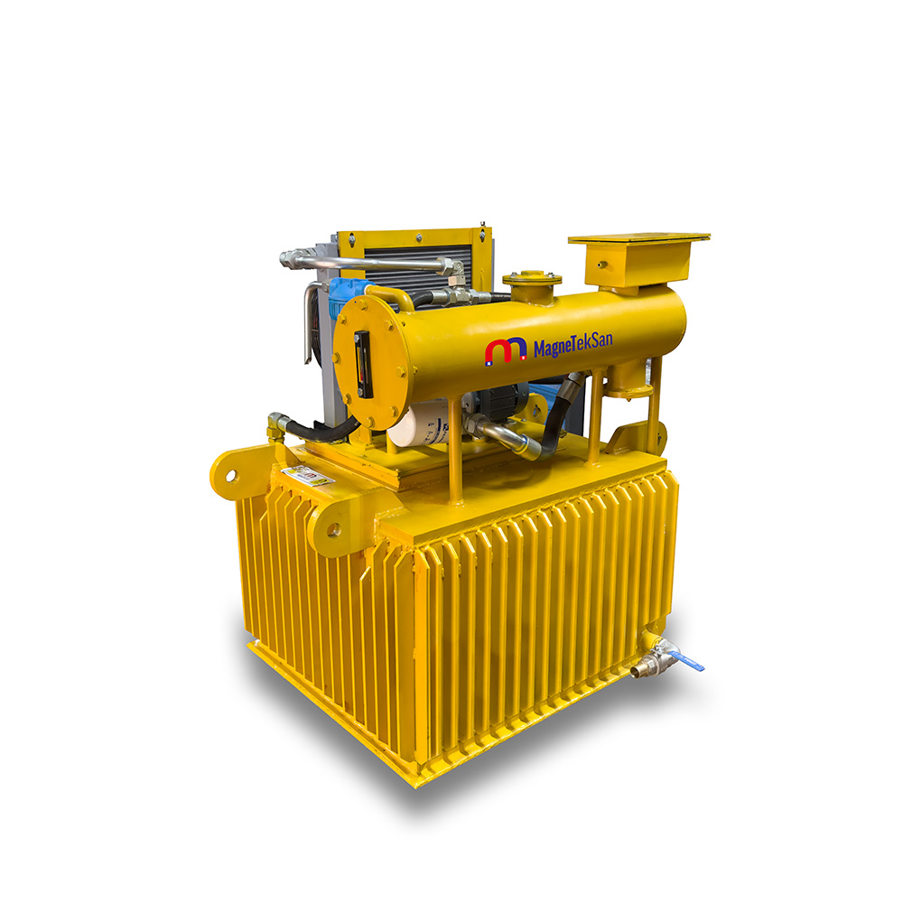1100x1100x500 mm Yağ Soğutmalı Elektromanyetik Plaka Mıknatıs