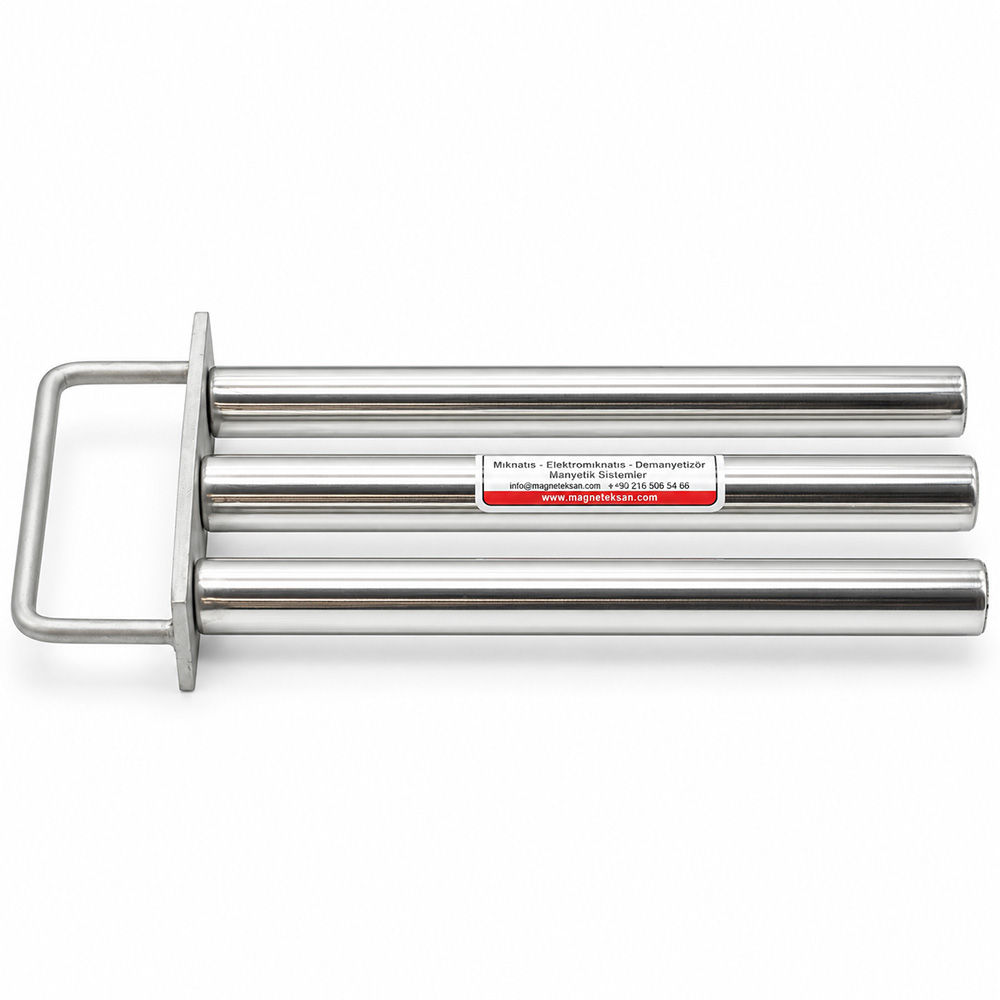 150×250 mm Tutamaklı Neodyum Elek Mıknatıs – Ø25×3 N35 10000 Gauss