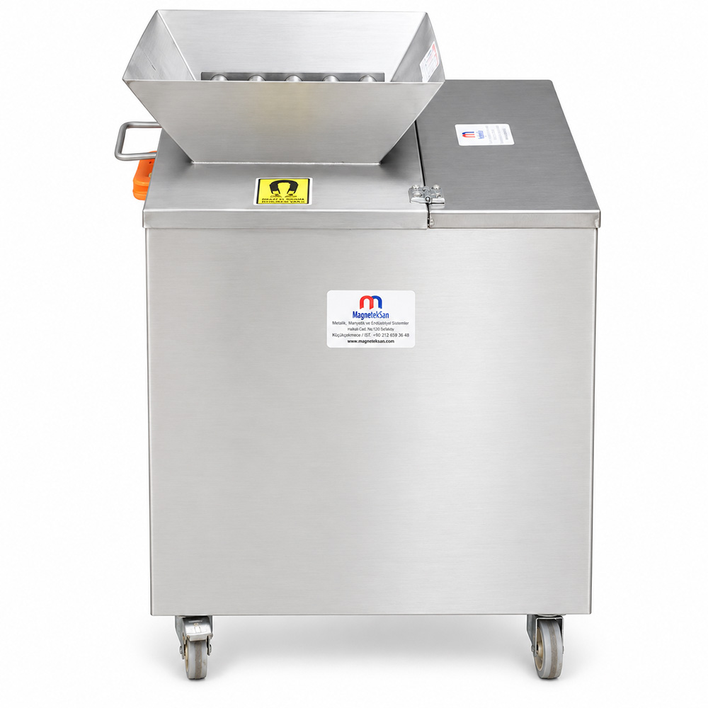 Arabalı Elek Mıknatıs – 250×250 mm Ø25×5 N35 Neodyum 10000 Gauss