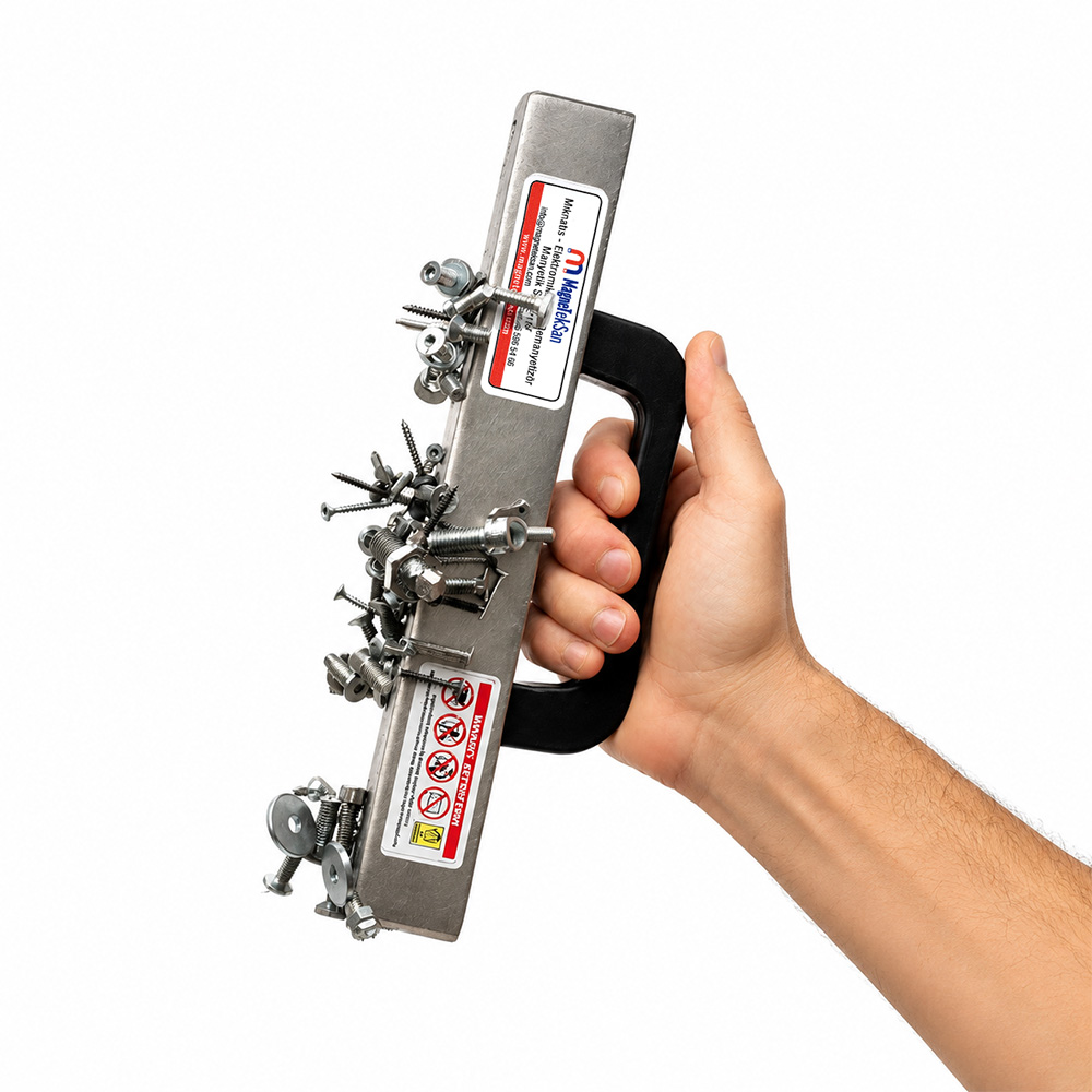 İnşaat Çivi Toplama Manyetik Süpürge – 300×40×40 mm
