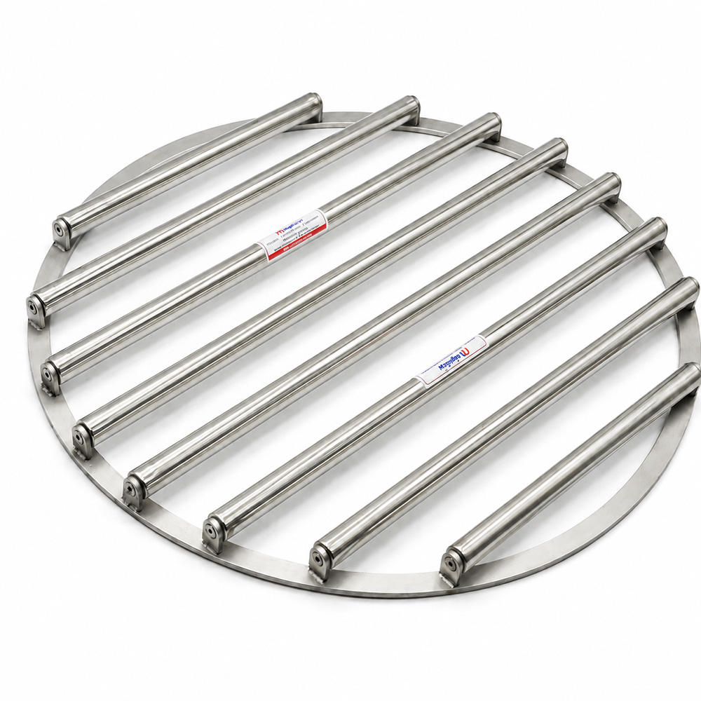 Plastik Big Bag Dolum Elek Mıknatıs – Ø650 mm Ø25×8 N35 Neodyum 10000 Gauss