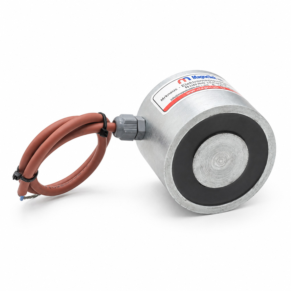 Robotik Kaynak Hücresi Sac Parça Besleme Elektromıknatısı – Ø80×60 mm 100V DC 29W