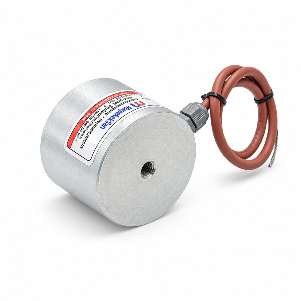 Robotik Kaynak Hücresi Sac Parça Besleme Elektromıknatısı – Ø80×60 mm 100V DC 29W