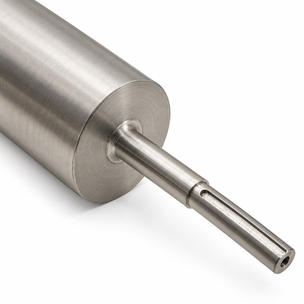Sentetik Kauçuk Hammadde Hattı Neodyum Tambur Mıknatıs – Ø129×610 mm