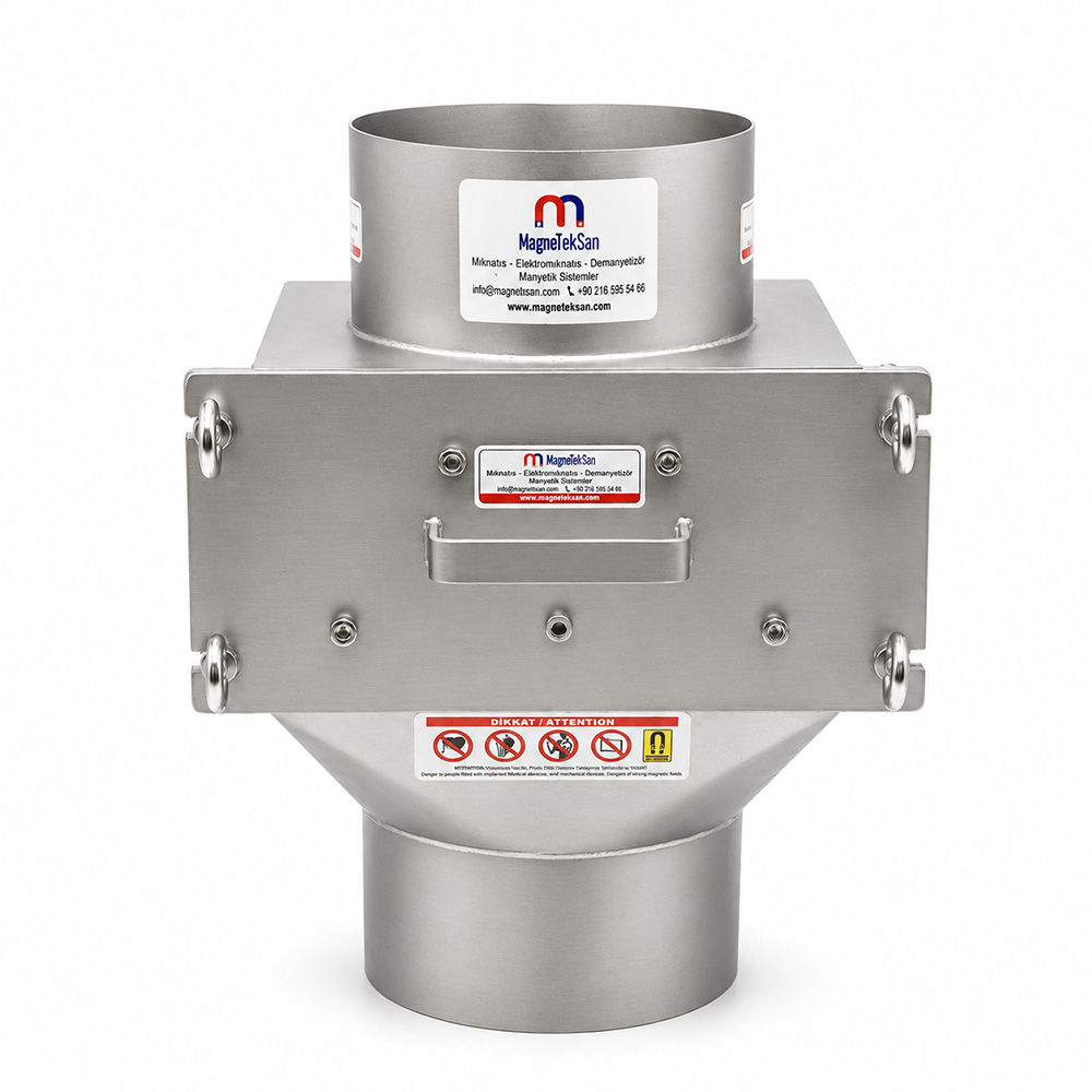 Süt Tozu Kovan Mıknatıs – Ø200 mm Ø25×5 N45 Neodyum 10000 Gauss
