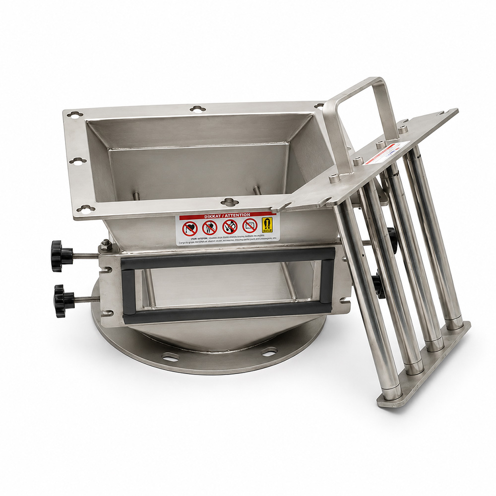 Un Eleği Çıkışı Kovan Mıknatıs – 340×230 Ø250 mm Ø25×4 Neodyum