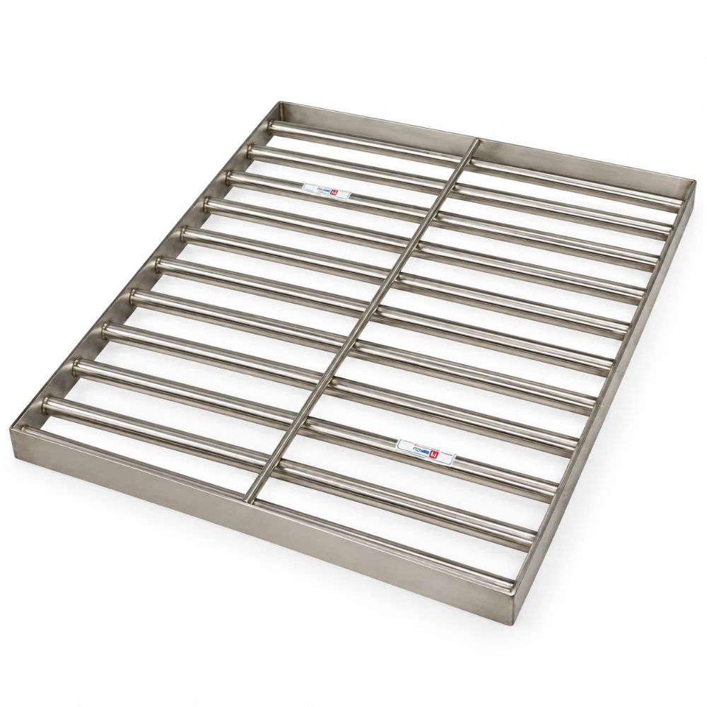 1000x700 mm Ø25 mm 11 Çubuklu Neodyum Elek Mıknatıs – Şeker Üretim Hattı