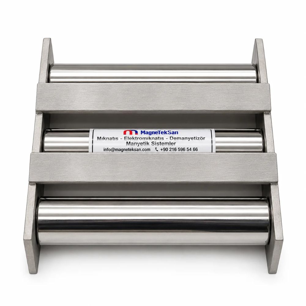 150x150 mm Neodyum Elek Mıknatıs – İlaç Toz Hammadde Girişi