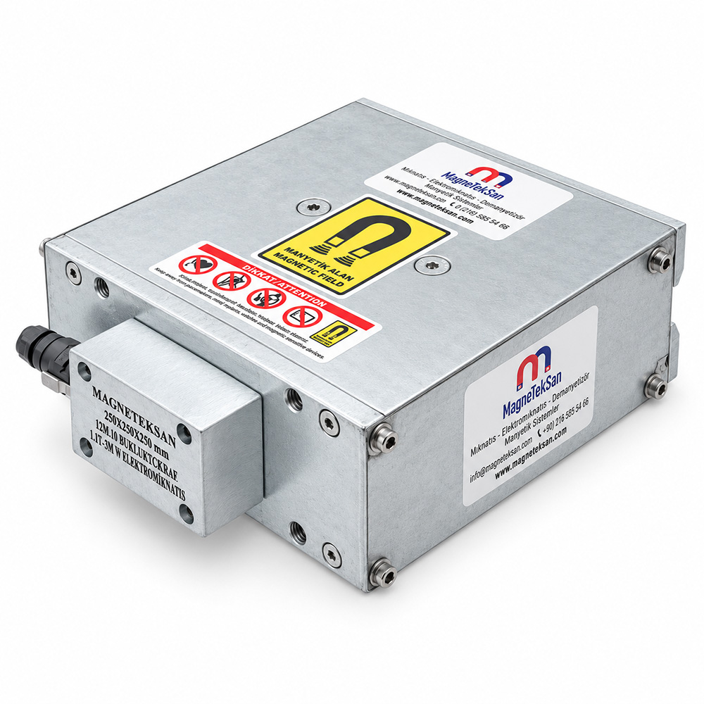 250x90x250 mm Metal Parça Taşıma Elektromıknatısı – 110V 500W