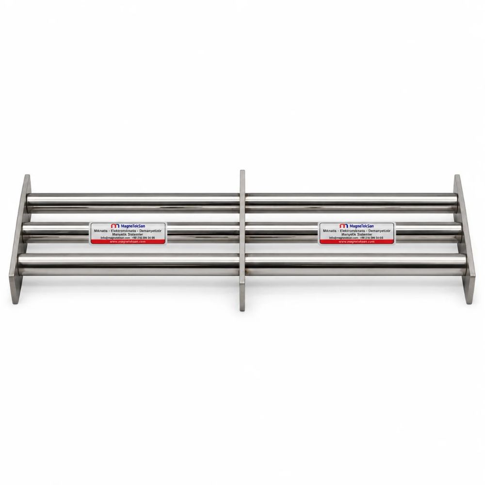 300x800 mm Neodyum Elek Mıknatıs – Mineral Tozu Üretim Hattı