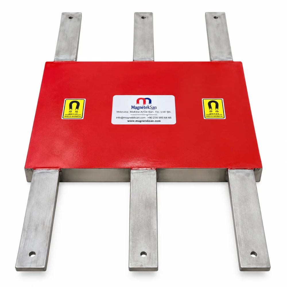 650x475x55 mm Neodyum Plaka Mıknatıs – Şeker Üretim Hattı