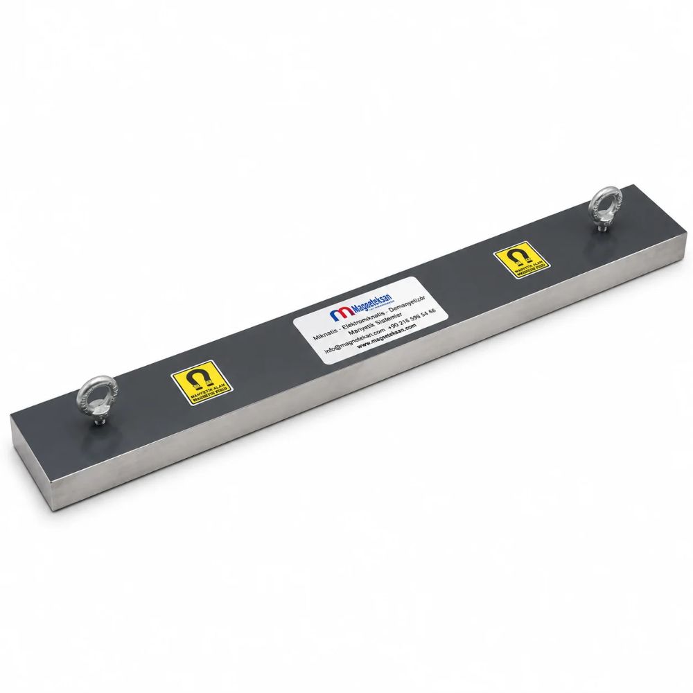 750x100x32 mm Ferrit Plaka Mıknatıs – Fırın Tavası Taşıma Hattı