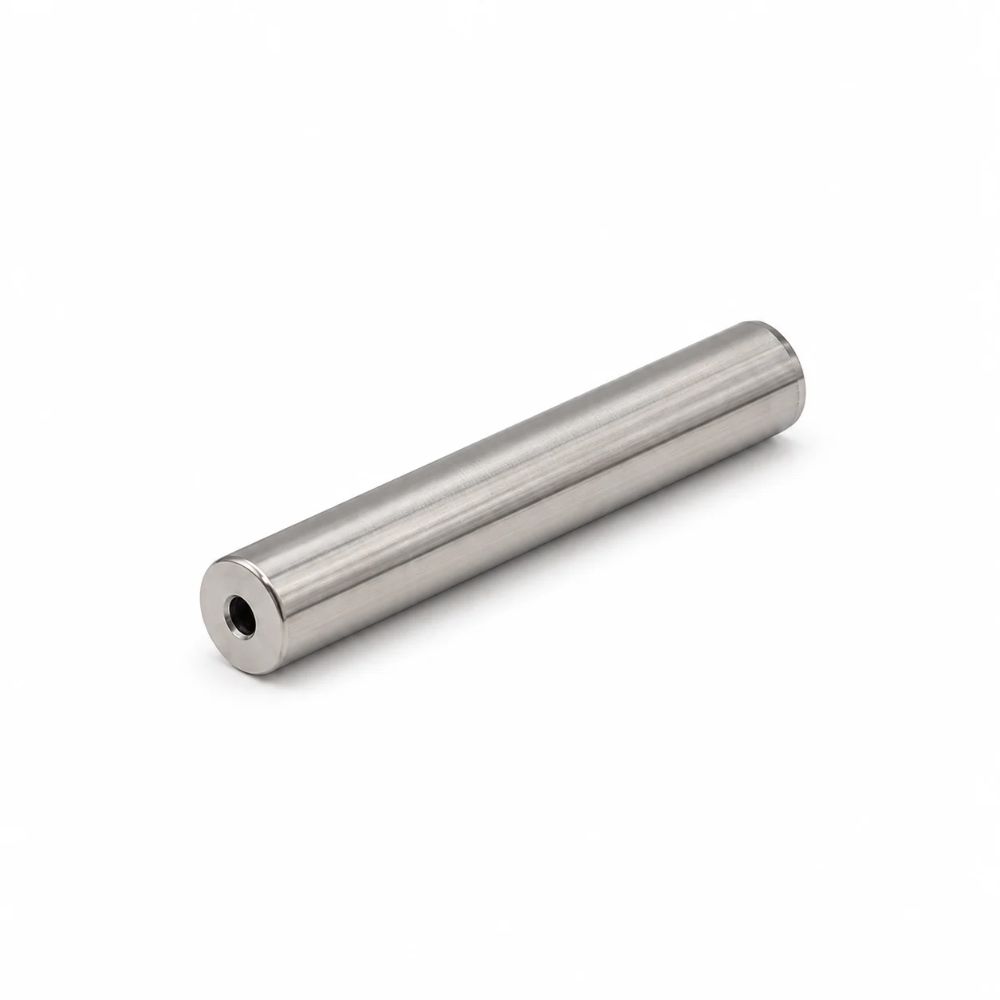 Ø16x100 mm Çift Tarafı M6 Neodyum Çubuk Mıknatıs – Plastik Granül Besleme Hattı