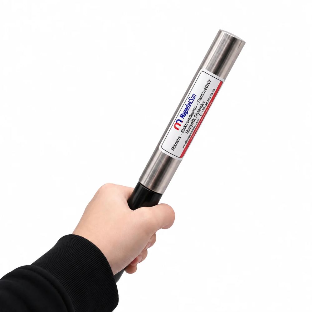 Ø25x140 mm Neodyum El Mıknatısı – Pastacılık Toz Hammadde Kontrolü